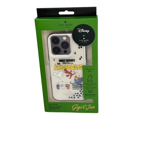 Kate Spade Disney Aristocats iPhone 14 Pro Case - Picture 1 of 6
